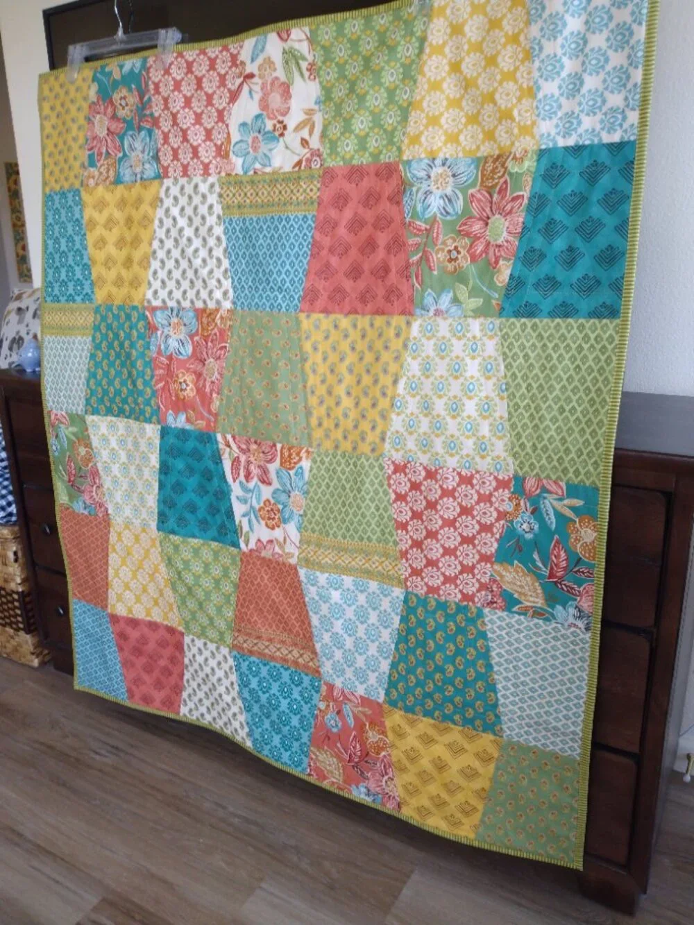 💚🧡🤎BN AUTUMN FALL UNIQUE TUMBLER DESIGN COTTON LAP QUILT